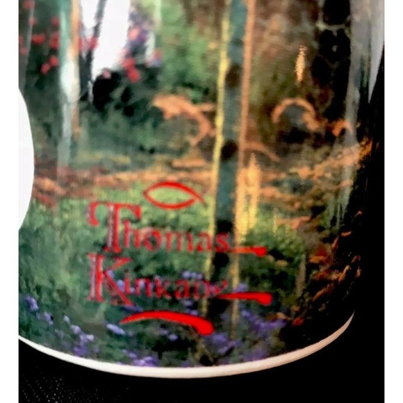 Thomas Kinkade Hollyhock House Genuine Coffee Mug Cup From The Oil Painting 2004 - Picture 4 of 8